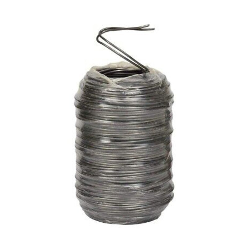 75 x C BOBINA FILO LEGATURA ZINCATO 2 CAPI 1X1MM 330GR