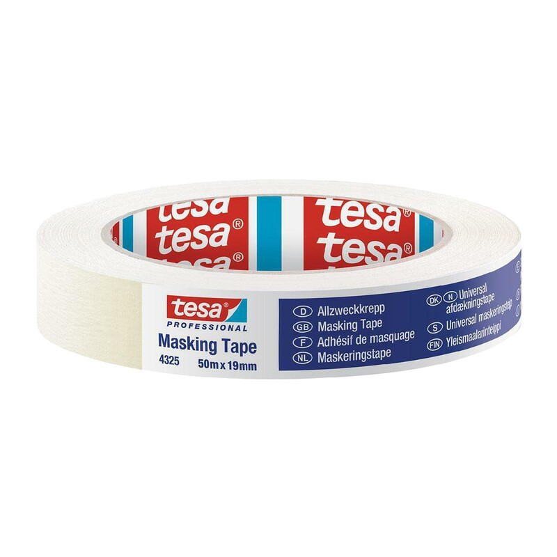 96 x NASTRO MASCHERA EDILIZIA TESA 19 MM X 50 M