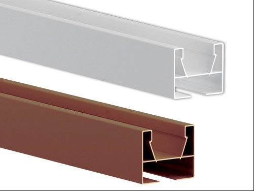 Guida scorrimento porta a soffietto bianco