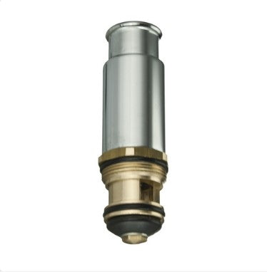DEVIATORE IN OTTONE PER INCASSO DOCCIA 2 USCITE Cromo