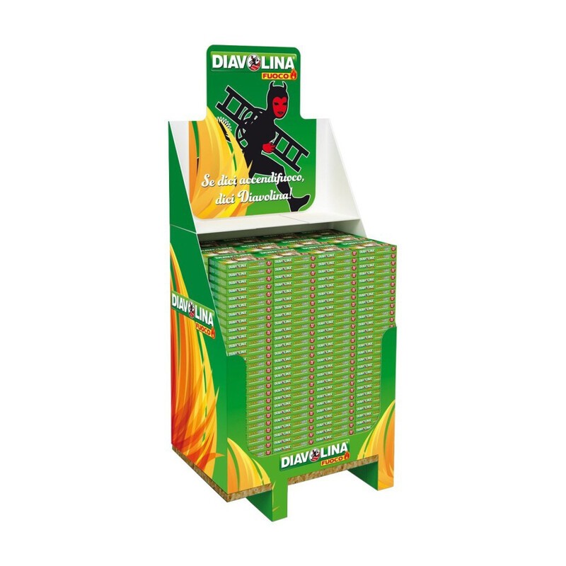 ACCENDIFUOCO  40 CUBI DIAVOLINA PALBOX 270 PZ 15300