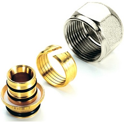 ADATTATORE PER TUBO MULTISTRATO NICHELATO Misura: 26 x 3.0