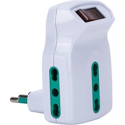ADATTATORE TRIPLO 10A-10/16A FME