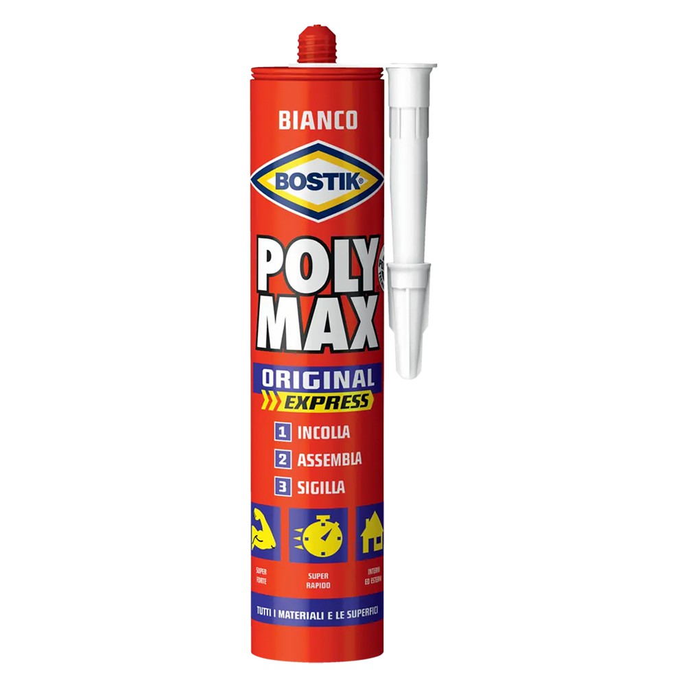 ADESIVO SIGILLANTE UNIVERSALE 'POLY MAX' ORIGINAL gr. 425 - nero