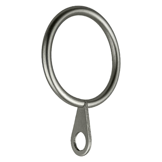 ANELLO PER SCORRITENDA col. nichel - Ø 12 mm cf. 6 pz