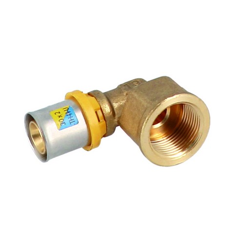 ANGOLO FEMMINA A PRESSARE PER MULTISTRATO Misura: 3/4" x 20