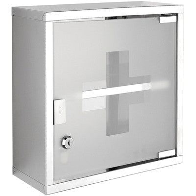 ARMADIETTO FARMACIA MAYDAY INOX CROMO METAFORM Misura: cm 27 x h. 28.5 x 12