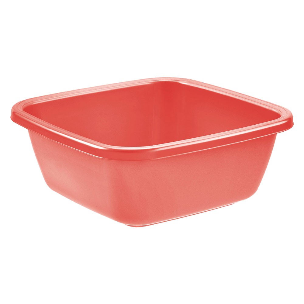 BACINELLA QUADRA 34 x 34 h.13,5 cm / 9 lt - bianca