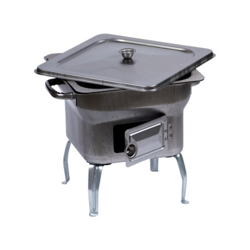 BARBECUE IN ACCIAIO FORNACELLA 25X25XH24 CM