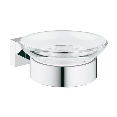 BASE PORTASAPONE CON SUPPORTO ESSENTIALS CUBE Misura: Cromo