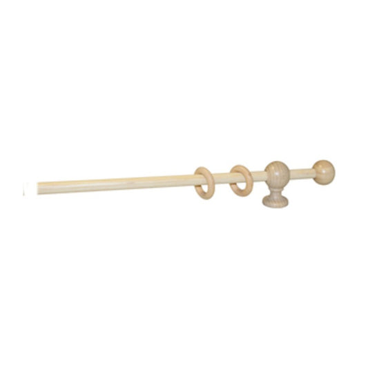 BASTONE LEGNO A STRAPPO D 11 NATURALE 120CM C/SUPP.