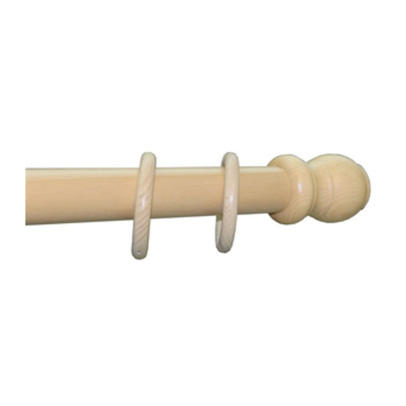 BASTONE LEGNO A TIRO D 35 NATURALE 300CM S/SUPP.