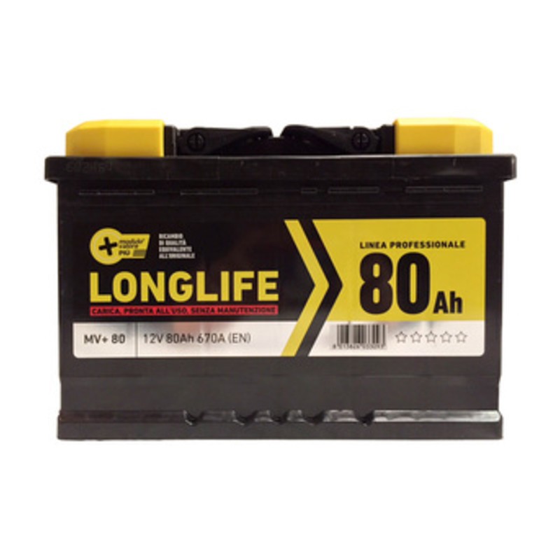 BATTERIA AUTO MV+ 80-670A