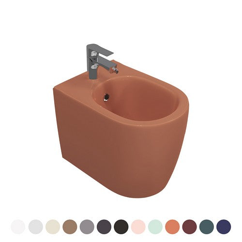 BIDET FILO MURO INFINITY Misura: Er. Rub. Salmone Opaco