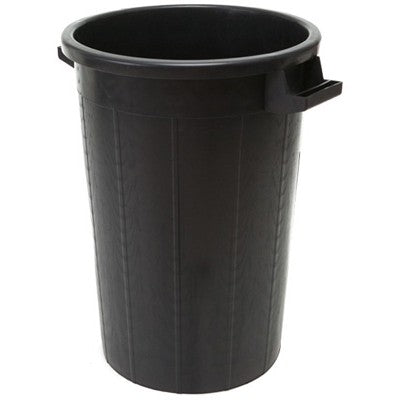 BIDONE IN PLASTICA SENZA COPERCHIO Misura: Lt. 75 Diam. 44 cm h. 63 cm