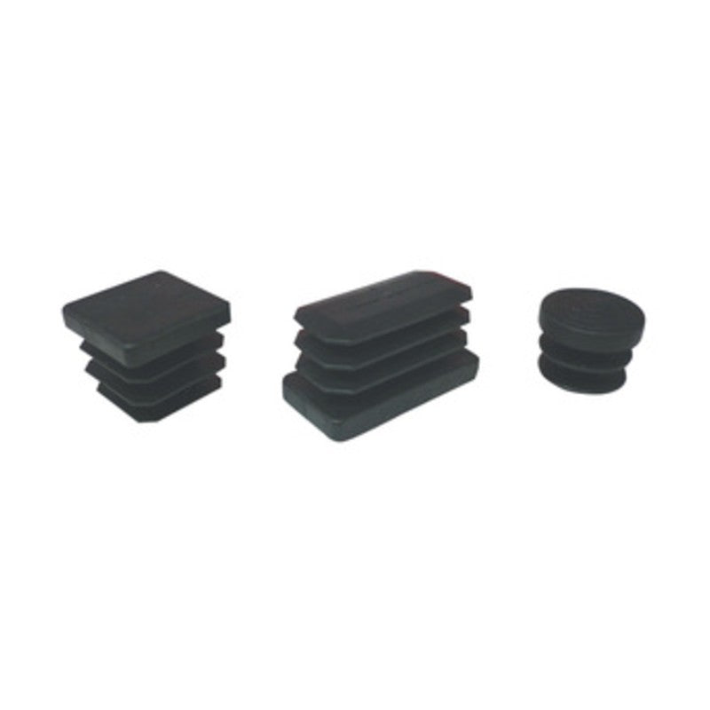 BL PUNTALE ALETTATO TONDO 18 MM NERO 10 PZ