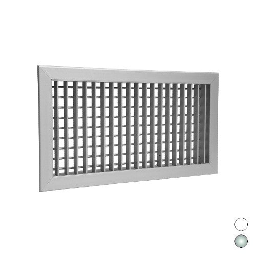 BOCCHETTA DI MANDATA AD ALETTE ORIENTABILI Misura: All. Bianco Opaco mm 600 x 200