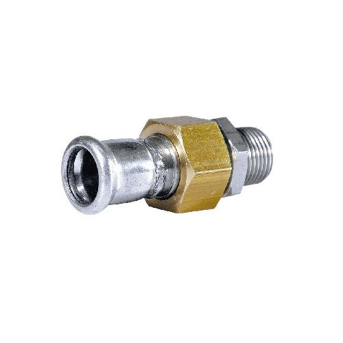BOCCHETTONE DADO E RACCORDO MASCHIO IN OTTONE PRESS ACCIAIO CARBONIO Misura: 2" x 54