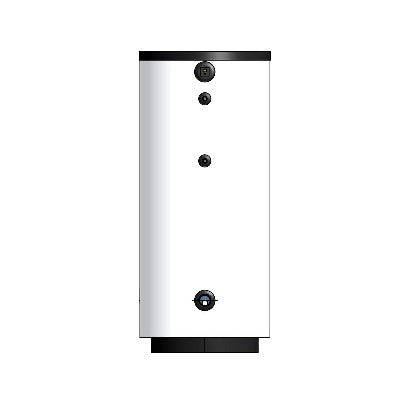 BOLLITORE VETRIFICATO CON SCAMBIATORE FISSO MOD. BSV Misura: lt 153 / D. 600 - H. 950 mm