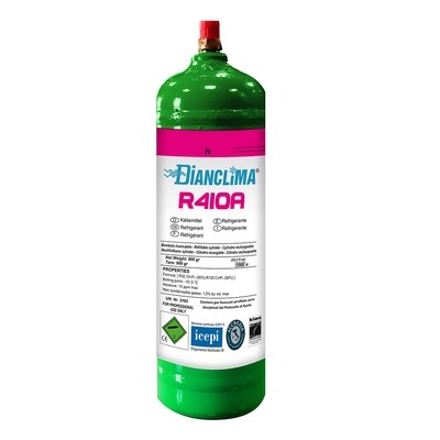 BOMBOLETTA GAS REFRIGERANTE RICARICABILE Misura: R410A 5 kg.