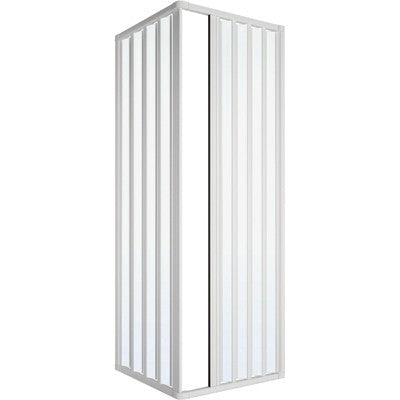 BOX DOCCIA 2 LATI SOFFIETTO RIDUCIBILE MODELLO LORIS LUX Misura: cm 90 x 90