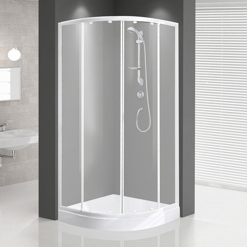 BOX DOCCIA SEMICIRCOLARE TRIS LUX ACRILICO Misura: cm 90x90