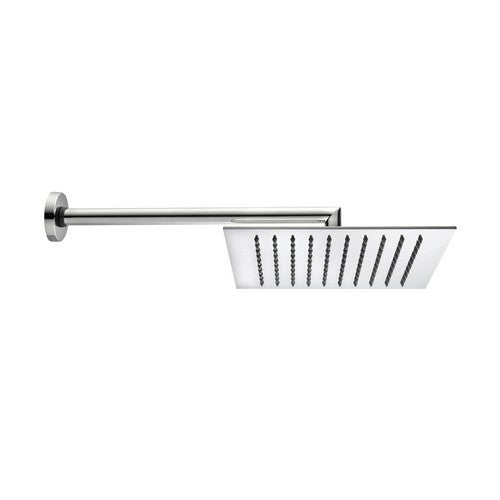 BRACCIO DOCCIA TETIS CON SOFFIONE QUADRO Misura: Cromo - cm 25x25