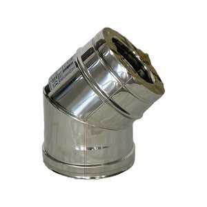 C CURVA INOX 45 D  8 CM