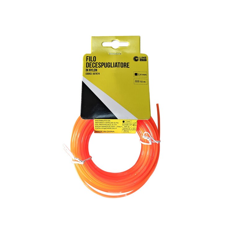 C FILO DECESPUGLIATORE QUADRO ORANGE-S 2,4MMX10M