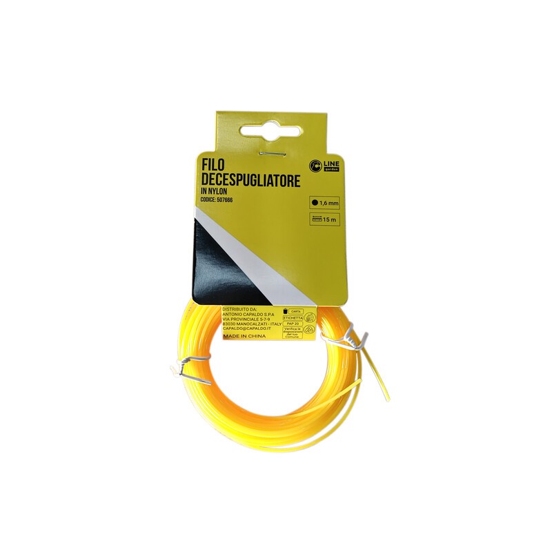 C FILO DECESPUGLIATORE TONDO YELLOW-R 1,6MMX15M