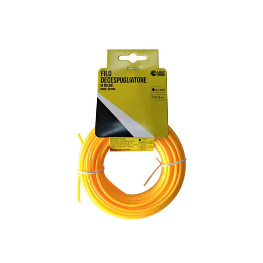 C FILO DECESPUGLIATORE TONDO YELLOW-R 2,7MMX15M
