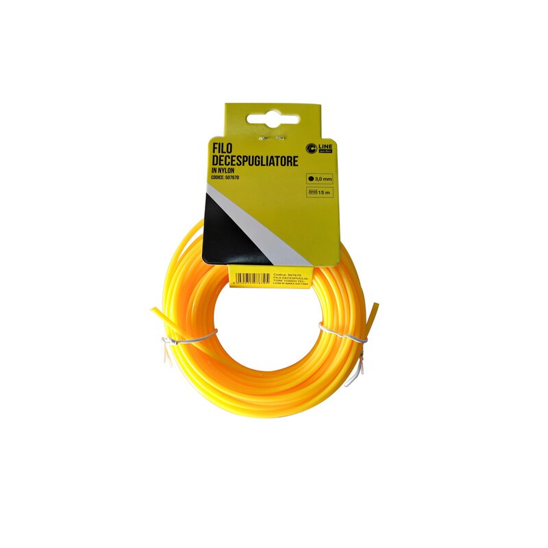 C FILO DECESPUGLIATORE TONDO YELLOW-R 3,0MMX15M