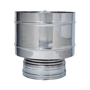 C FUMAIOLO A BOTTE INOX DOP PARETE D  8/13CM