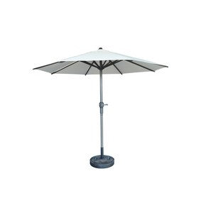 C OMBRELLONE ALL GRIGIO ANACAPRI D 2,5M BIANCO