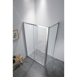 C PARETE FISSA DOCCIA TRASP SP 6MM 90X190 IGUAZU