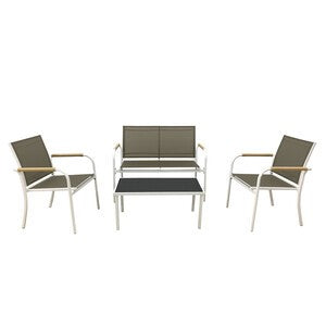 C SET 4 PZ SALOTTO MENTON BIANCO/BEIGE