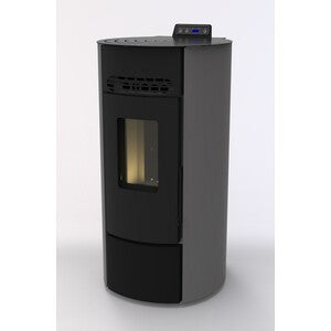 C STUFA PELLET ROUND ARGE 9 ANTRACITE V6