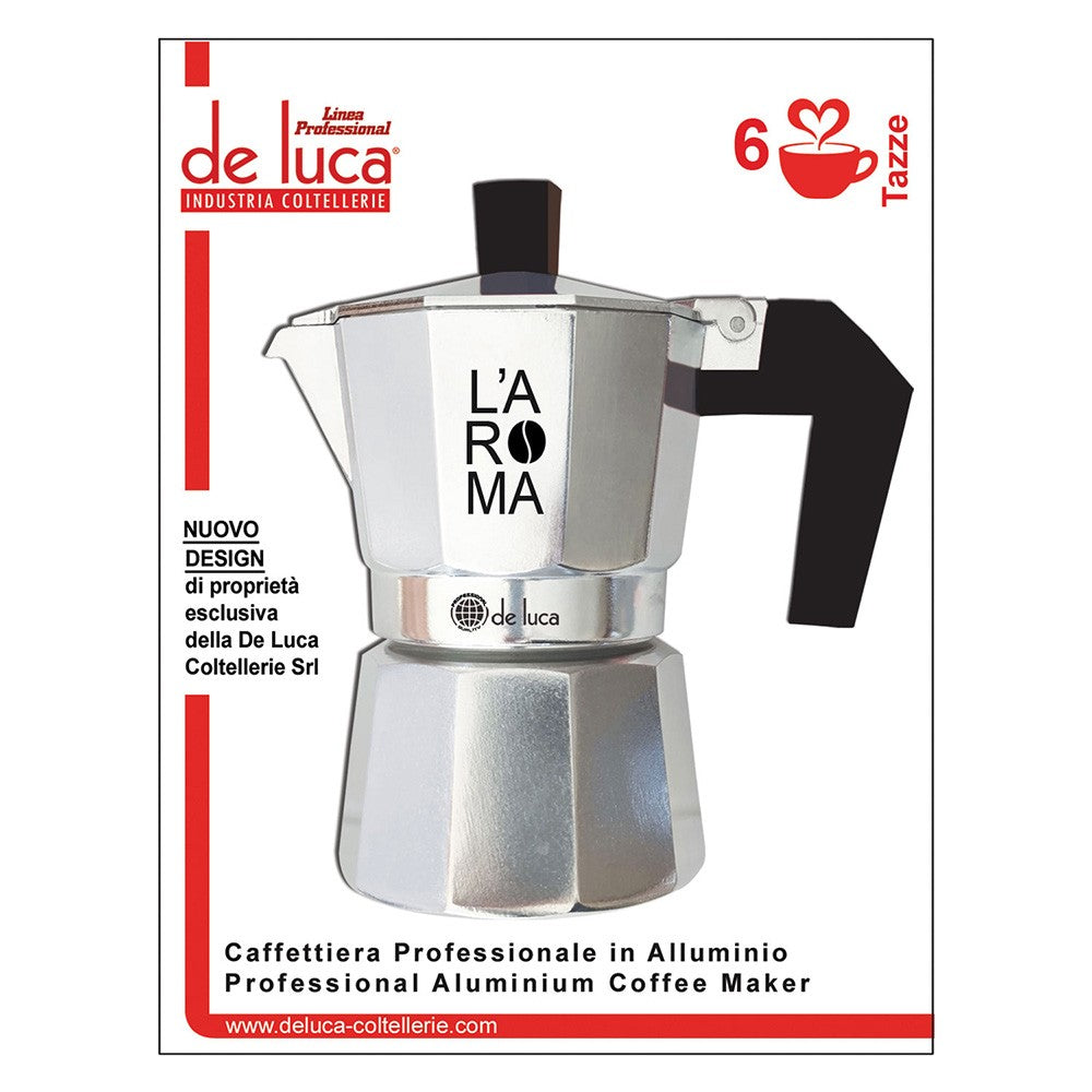 CAFFETTIERA M.co nero - 6 tazze