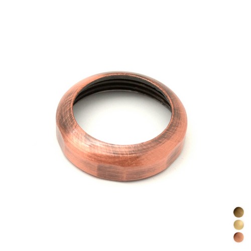 CALOTTA IN OTTONE "CHIAVARDA" Misura: 1"1/4 Foro 32 Ramata