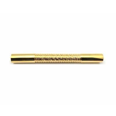 CANOTTO IN OTTONE RIGATO Misura: D. 30 X 300 Dorato
