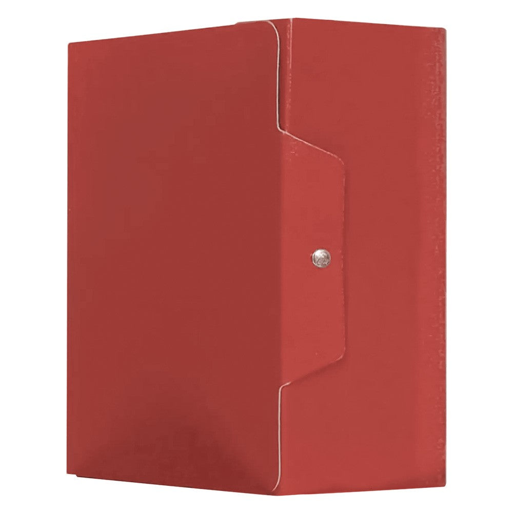 CARTELLA PORTAPROGETTI CON BOTTONE dorso 15 cm - rosso