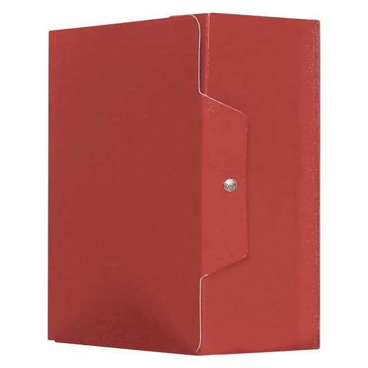 CARTELLA PORTAPROGETTI CON BOTTONE dorso 15 cm - rosso