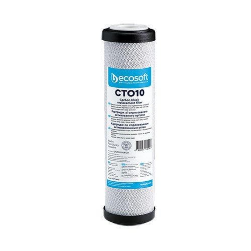 CARTUCCIA FILTRANTE CTO 2,5" ECOSOFT Misura: H. 10"