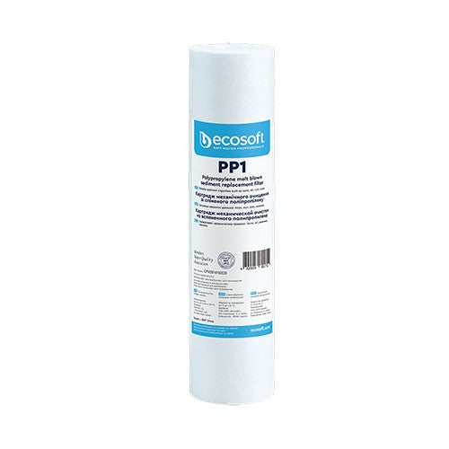 CARTUCCIA FILTRANTE PP 2,5" ECOSOFT Misura: H. 10" Micron 5