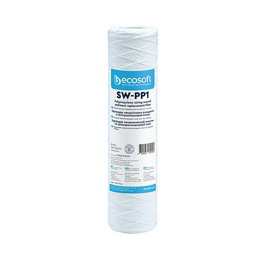 CARTUCCIA FILTRANTE SW-PP 2,5" ECOSOFT Misura: H. 10" Micron 5