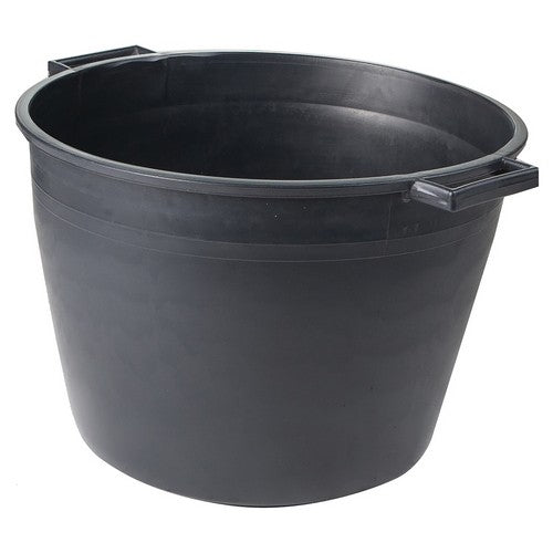 CASSA MACERIE TONDA IN PP NERO LT.40 Misura: mm 450x350x355