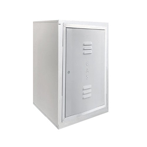 CASSETTA PER PROTEZIONE CONTATORE GAS ZINCATA Misura: cm 50x50x30 (HxLxP) Smontata