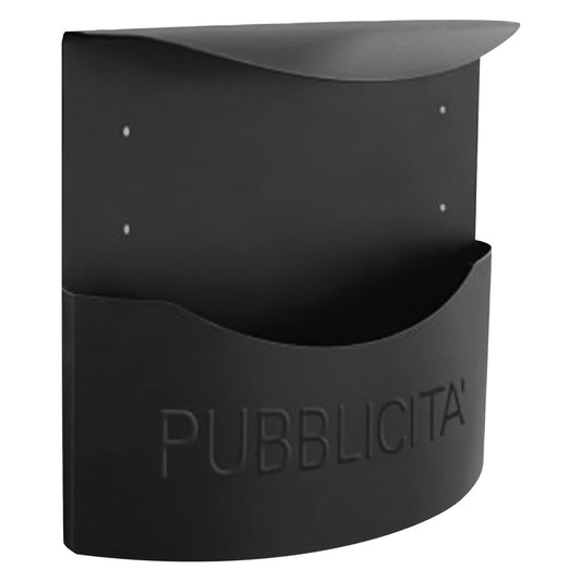 CASSETTA PORTAPUBBLICITA' 'VIOLA' cm 34,5x12,5x H 35 - antracite