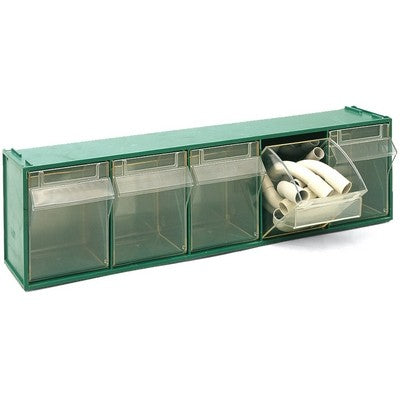 CASSETTIERA SOVRAPPONIBILE IN PP FOX 103 - MM 600x135x H.164 Misura: Verde LxPxH mm 600x135x164