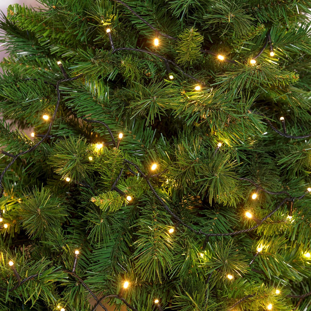 CATENA LINEARE MINILUCCIOLE A LED SERIE 'TL-C' 320 led l.bianca- 14,8 mt. (12,8+2)